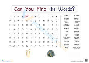 Vocabulary Building Word Search
