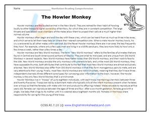 reading comprehension worksheets for 7th graders 2