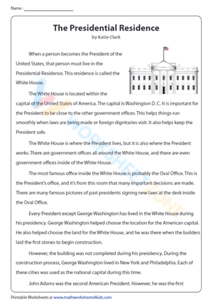 6th grade reading worksheets 6