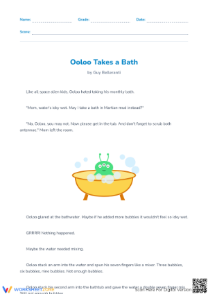 Reading Comprehension Worksheet | Grade 4 Printable