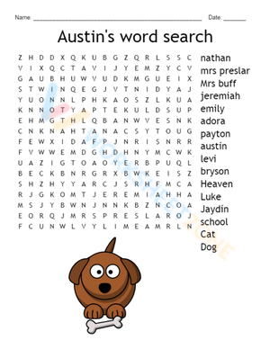 Austin's word search