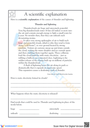 Thunder and Lightning - Scientific Explanation