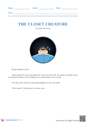 Grade 3 Reading Comprehension: The Closet Creature | Ready