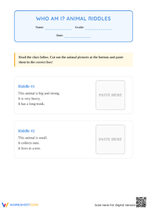 Reading Comprehension Worksheet | Grade K Printable