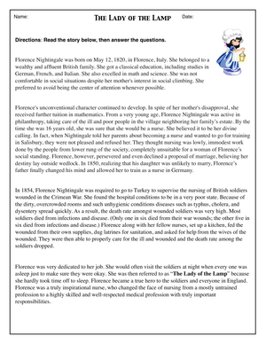 Grade 5 Informational Text — Printable No-Prep Worksheet