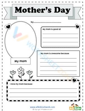 Mother's Day Worksheet: A Heartfelt Activity