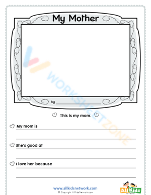 Celebrate with This Mother's Day Worksheet