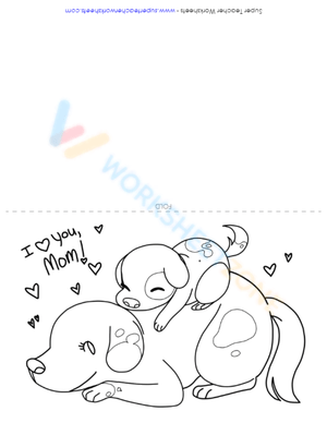 Expressive Mother's Day Worksheet Project