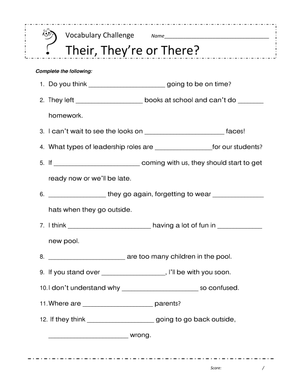 Avoid Grammar Errors: There Their They're Focus