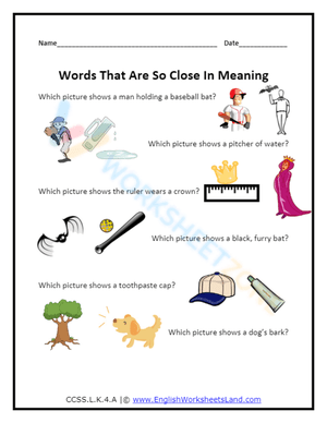 multiple meaning words 10