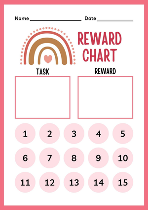 Kid's Reward Chart Printable | Essential Behavior Tool