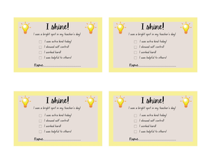 Printable Positive Behavior Tickets | Grade 2 SEL