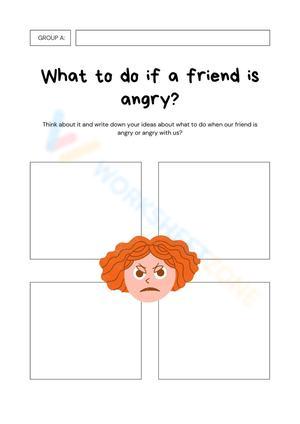 Colorful Emotions Illustrations Worksheet