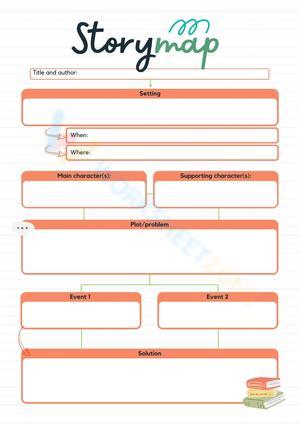 Story Map Graphic Organizer | Grade 3 Printable