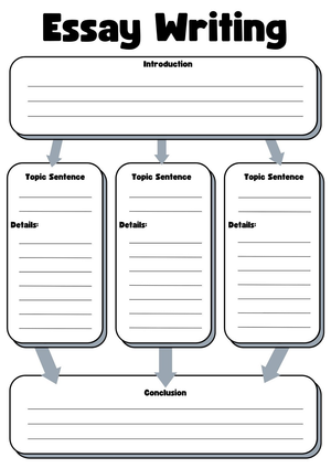 Grade 5 Essay Writing — Printable No-Prep Worksheet