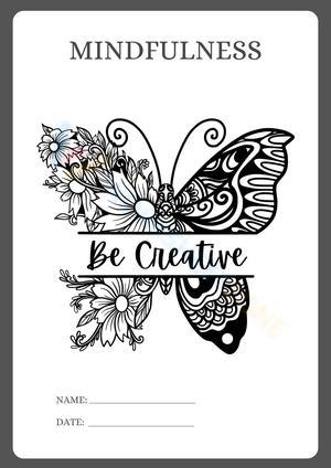 Creative Mindfulness Coloring Activity Worksheet