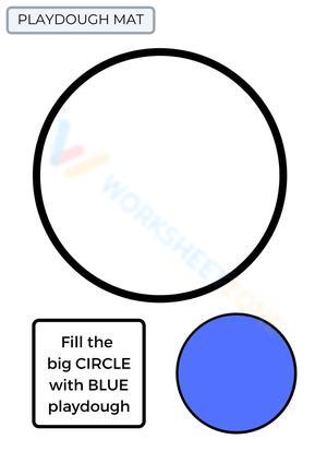 Circle Playdough Mat