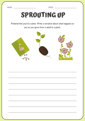 Grade 3 Narrative Writing — Printable No-Prep Worksheet