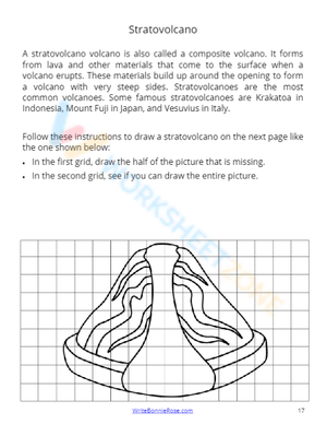 Landforms: Engaging Drawing Worksheet