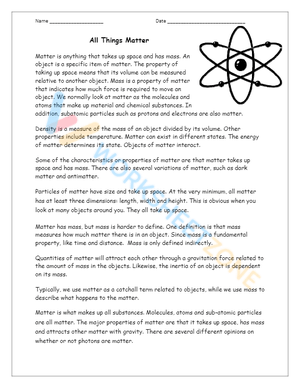 4th Grade Science Practice and Review