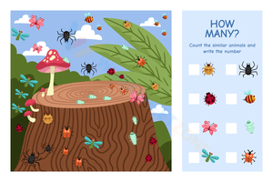 Counting game template