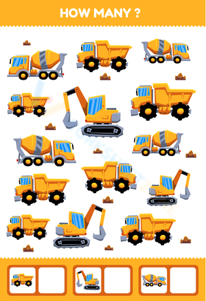Grade K Counting — Printable No-Prep Worksheet