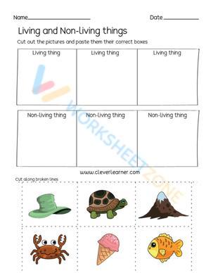 living and non living things 4