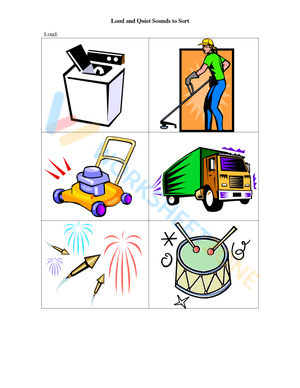 Identify Loud and Soft Sounds Practice