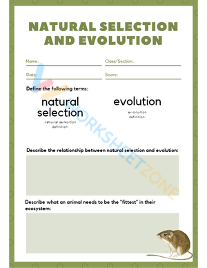 The Mechanism of Natural Selection