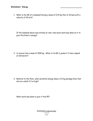 Applying Conservation of Energy in Mechanics