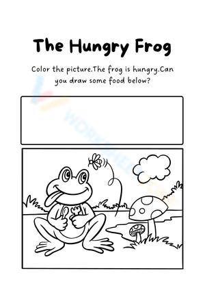 Black White Cute Coloring Page