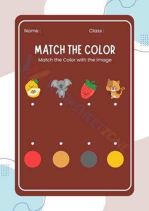 Colorful Creative Art Worksheet A4