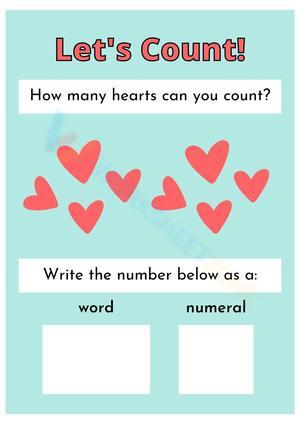 How many hearts can you count?