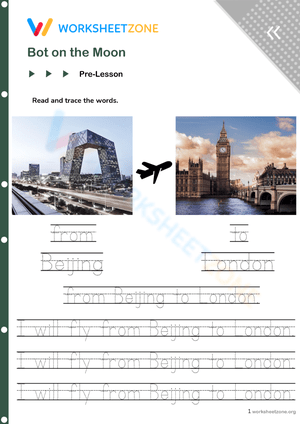 English-teaching materials for English teachers - Bot on the Moon