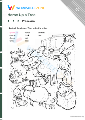 English-teaching materials for English teachers - Horse up a tree!
