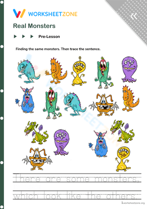 English-teaching materials for English teachers - Real Monsters