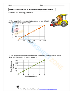 Understanding Constant of Proportionality