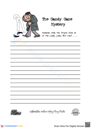 Candy Cane Mystery – Creative Writing Page