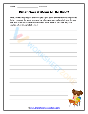 What Does it Mean to Be Kind?