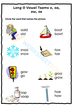 Long O vowel teams