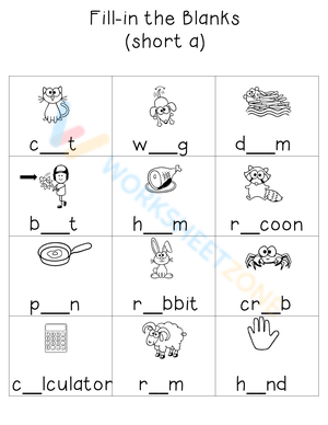 Complete the Sentences: Fill in the Blanks Worksheet