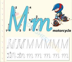 M is for Motorcycle