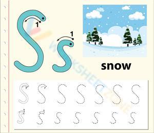 S is for Snow