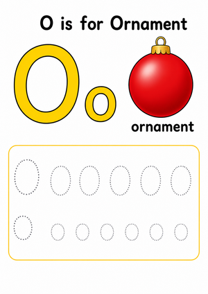 Grade K Letter O Tracing — Printable No-Prep Worksheet