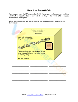 Uncel Joes’ Frozen Waffels