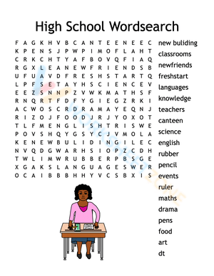 High School Wordsearch