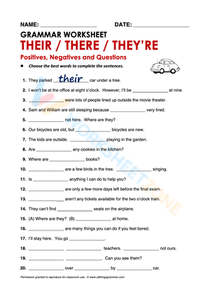 THEIR / THERE / THEY’RE 1