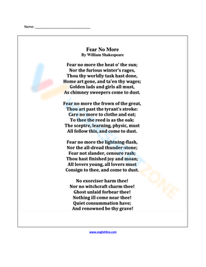 Analyzing Poetry Themes: Worksheet 6