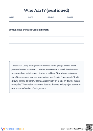 'Who Am I?' Riddles: Creative Thinking Worksheet