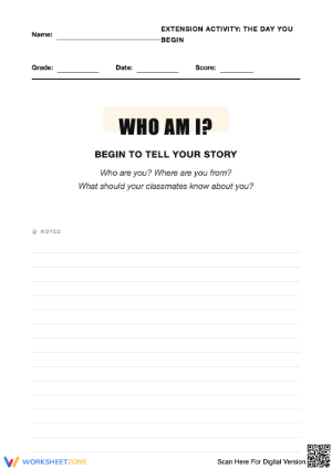 Solve the Riddle: 'Who Am I?' Worksheet
